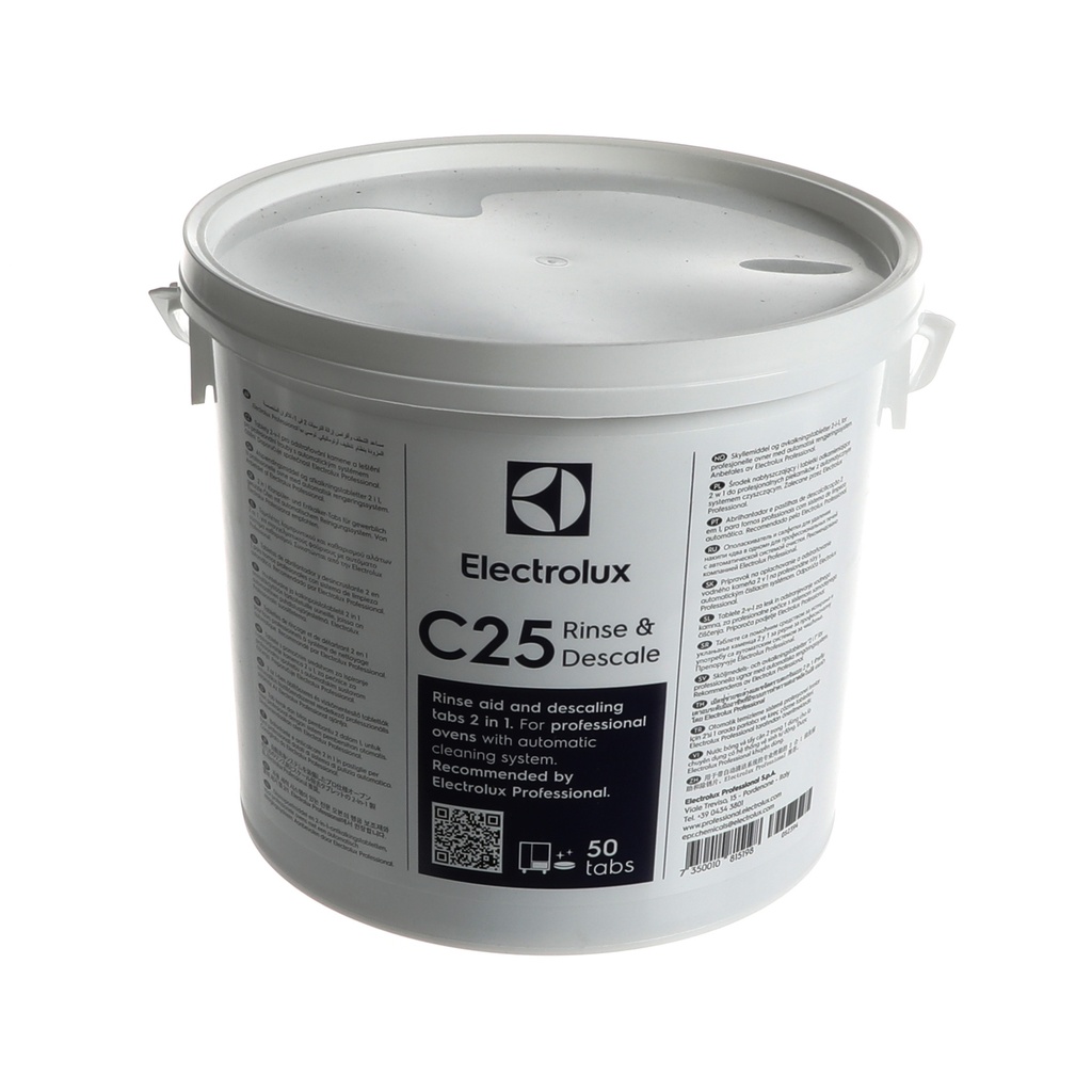 Oplachový prostriedok Electrolux Skyclean 50 ks, 1,5 kg, Rinse and Descale C25