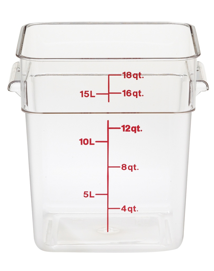 Nádoba na uskladnenie potravín CamSQUARE s objemom 17,2 l, PC
