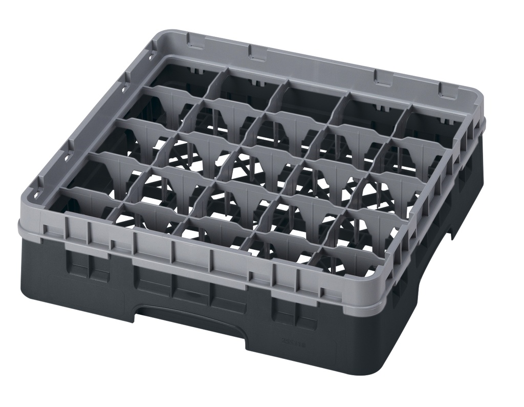 Kôš na poháre 50 x 50 x 14,3 cm CAMRACKS® pre 25 pohárov s max. priemerom 8,7 cm a výškou 9,2 cm