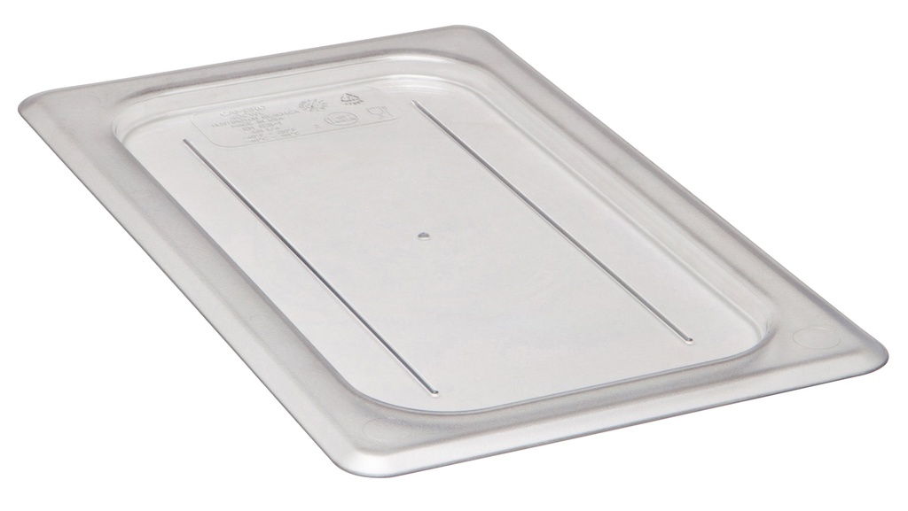 Veko na gastronádobu 1/4, 16,2x26,5cm cm, hladké, priehľadný PC
