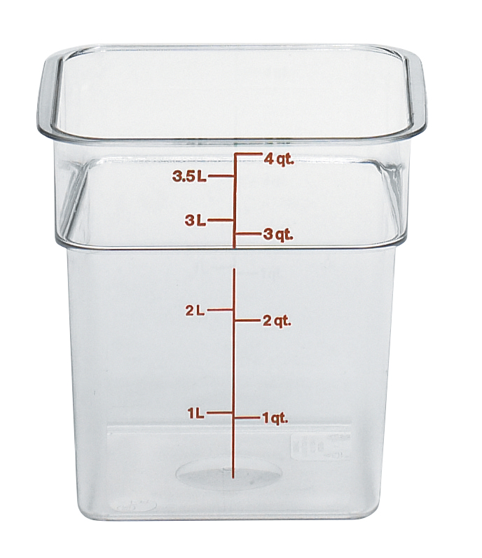 Nádoba na uskladnenie potravín CamSQUARE s objemom 3,8 l , PC