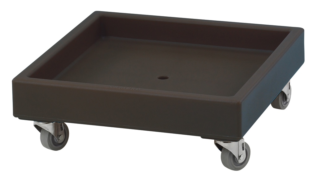 Vozík na koše 500 x 500 mm, 4x otočné kolieska