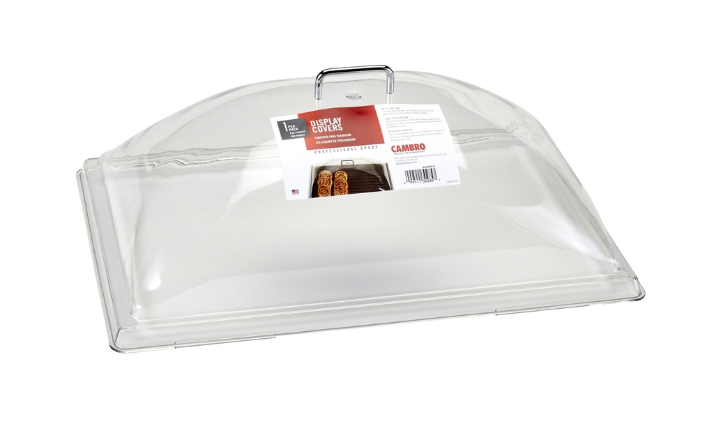 Kopulovitá pokrievka na tácku, PC, 67,9 x 47,9 cm, výška 22,5 cm