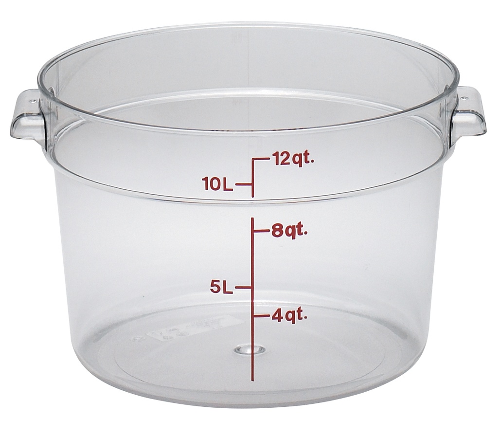 Nádoba na uskladnenie potravín CAMWEAR ROUND s objemom 11,4 l, priehľadný PC