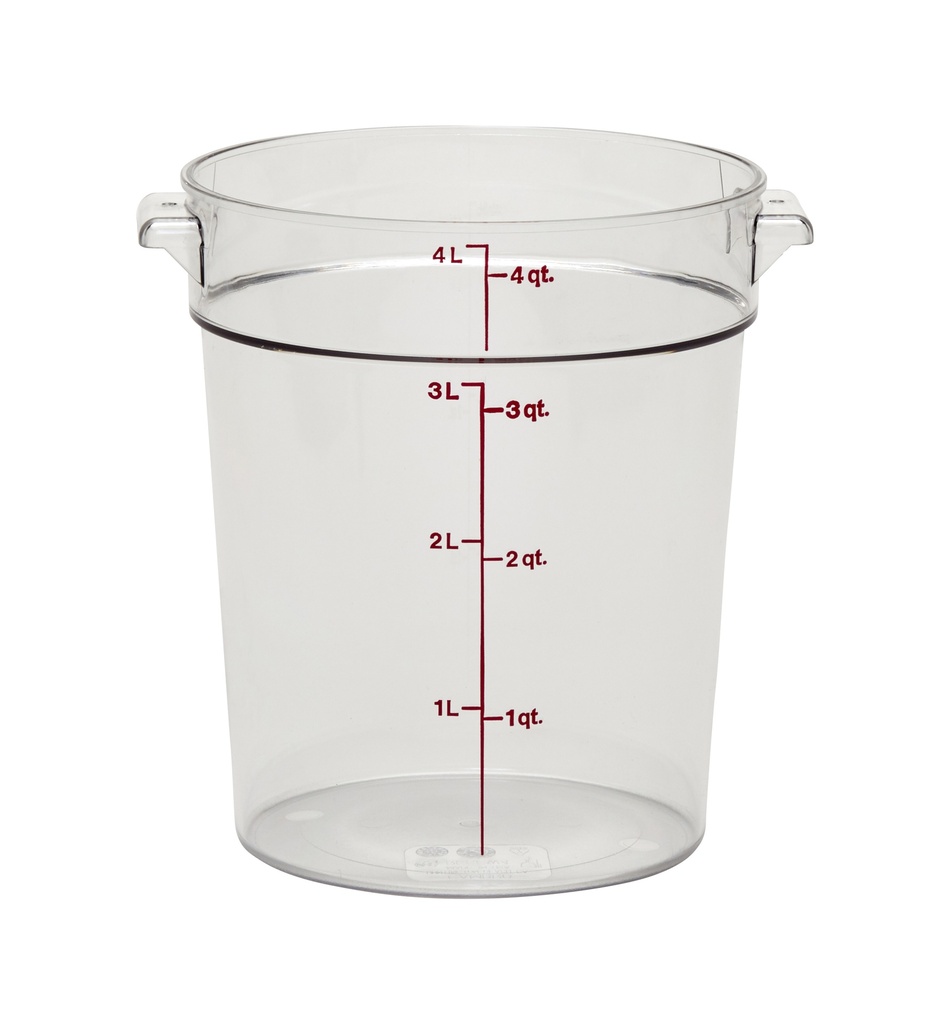 Nádoba na uskladnenie potravín CAMWEAR ROUND s objemom 3,8 l, priehľadný PC