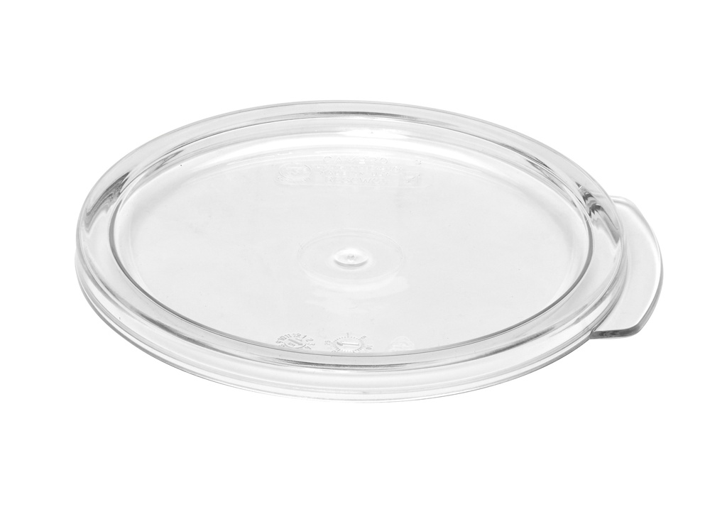 Viečko pre ohrúhlu nádobu s objemom 0,9 l, priehľadný PC