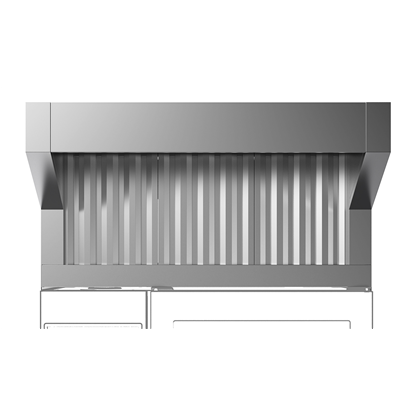 Digestor, bez zápachový, recirkulačný, s ventilátorom, pre CombiDuo 6 na 6 GN 1 / 1 alebo na 6 na 10 GN 1 / 1 (EL) s pozdĺžnym ukladaním