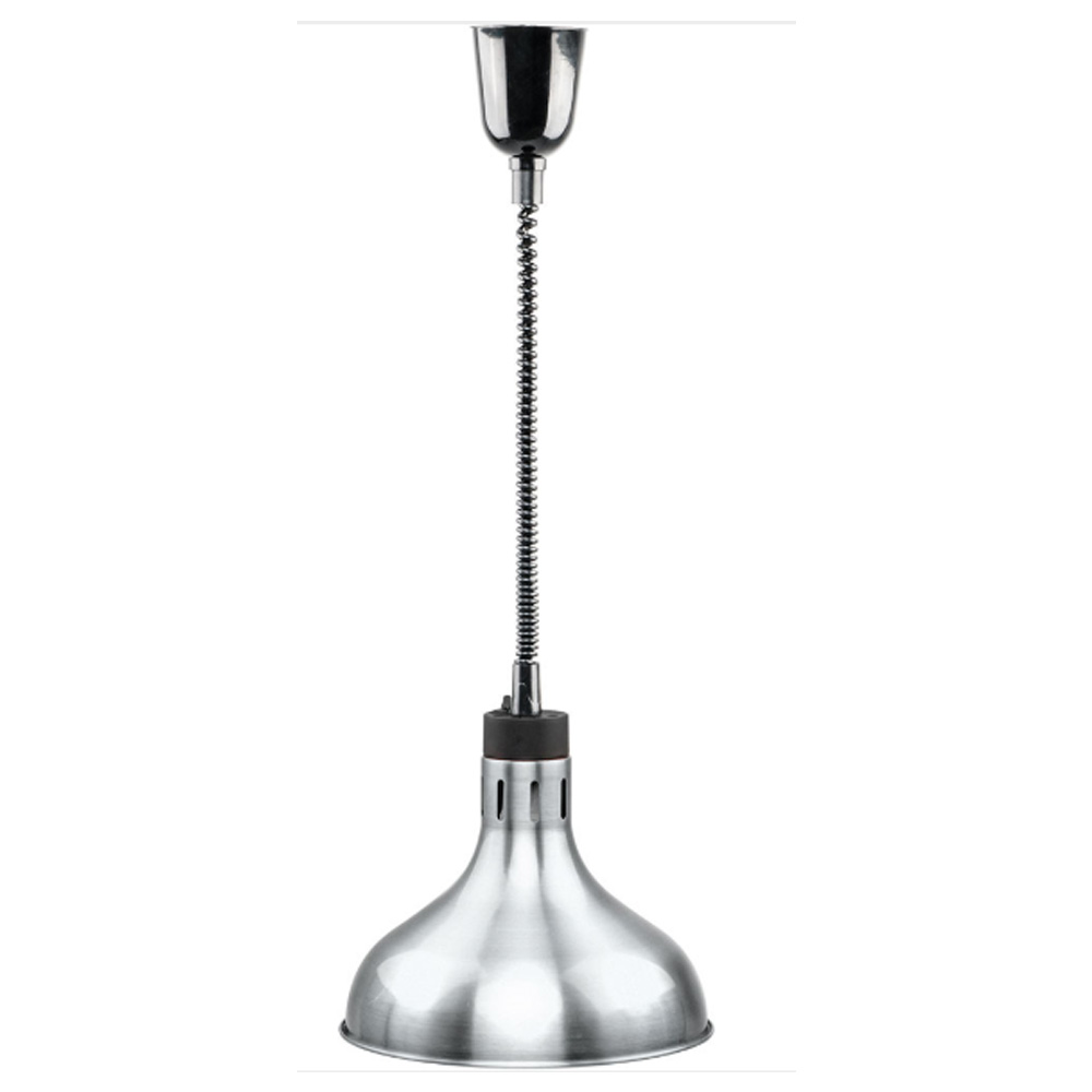 Ohrevná lampa závesná šedá / 290 mm