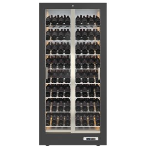 Vinotéka Teca 540 l, fľaše v 45 º uhle