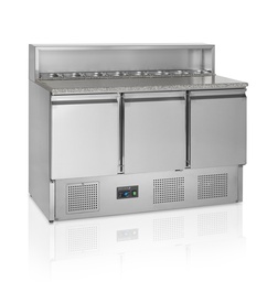 [PT930] Chladiaci stôl na pizzu GN1/1, 8 x GN1/6 nádoby na ingrediencie