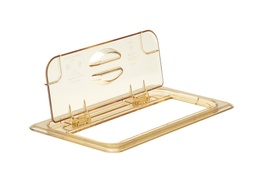 [30HPL150] Vyklápacie veko na gastronádobu H-PAN 1/3, 17,6x32,5 cm, jantár