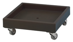 Vozík na koše 500 x 500 mm, 4x otočné kolieska