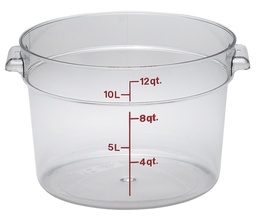 [RFSCW12135] Nádoba na uskladnenie potravín CAMWEAR ROUND s objemom 11,4 l, priehľadný PC