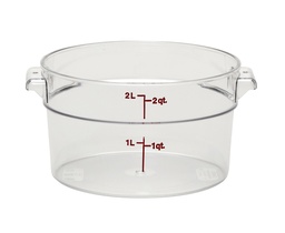 [RFSCW2135] Nádoba na uskladnenie potravín CAMWEAR ROUND s objemom 1,9 l, priehľadný PC 