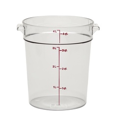 [RFSCW4135] Nádoba na uskladnenie potravín CAMWEAR ROUND s objemom 3,8 l, priehľadný PC
