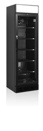 [CEV425CP BLACK] Chladiaca skriňa na nápoje, presklená, čierna, svetelný panel, 372 l