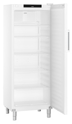 [FRFvg 6501] Chladiaca skriňa na GN 2/1 s plastovým vnútrom, ventilované chladenie, plné dvere, biela, 655 l